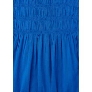 Whistles Blue Avery Smocked Dress